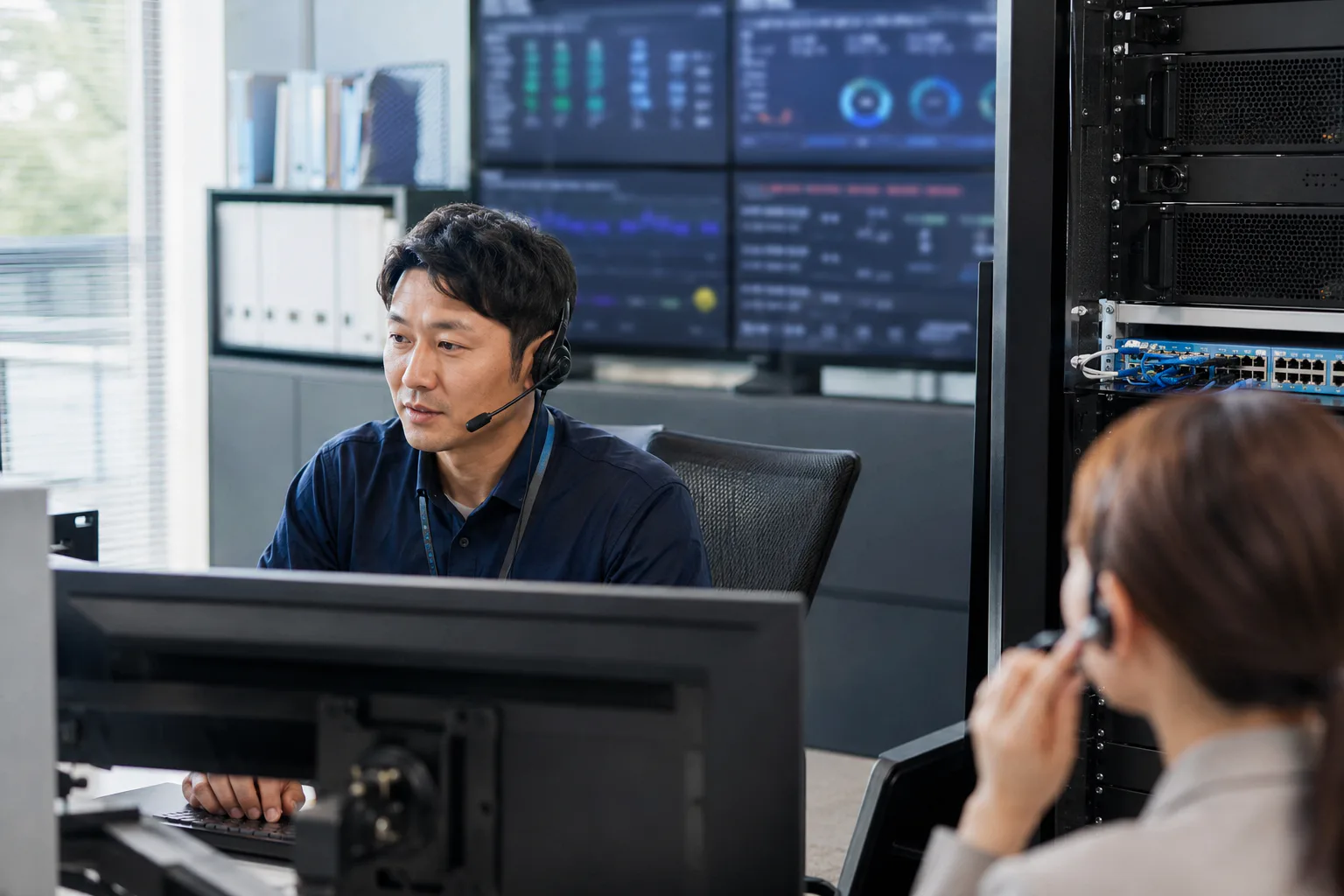 ネットワーク管理代行の支援イメージ