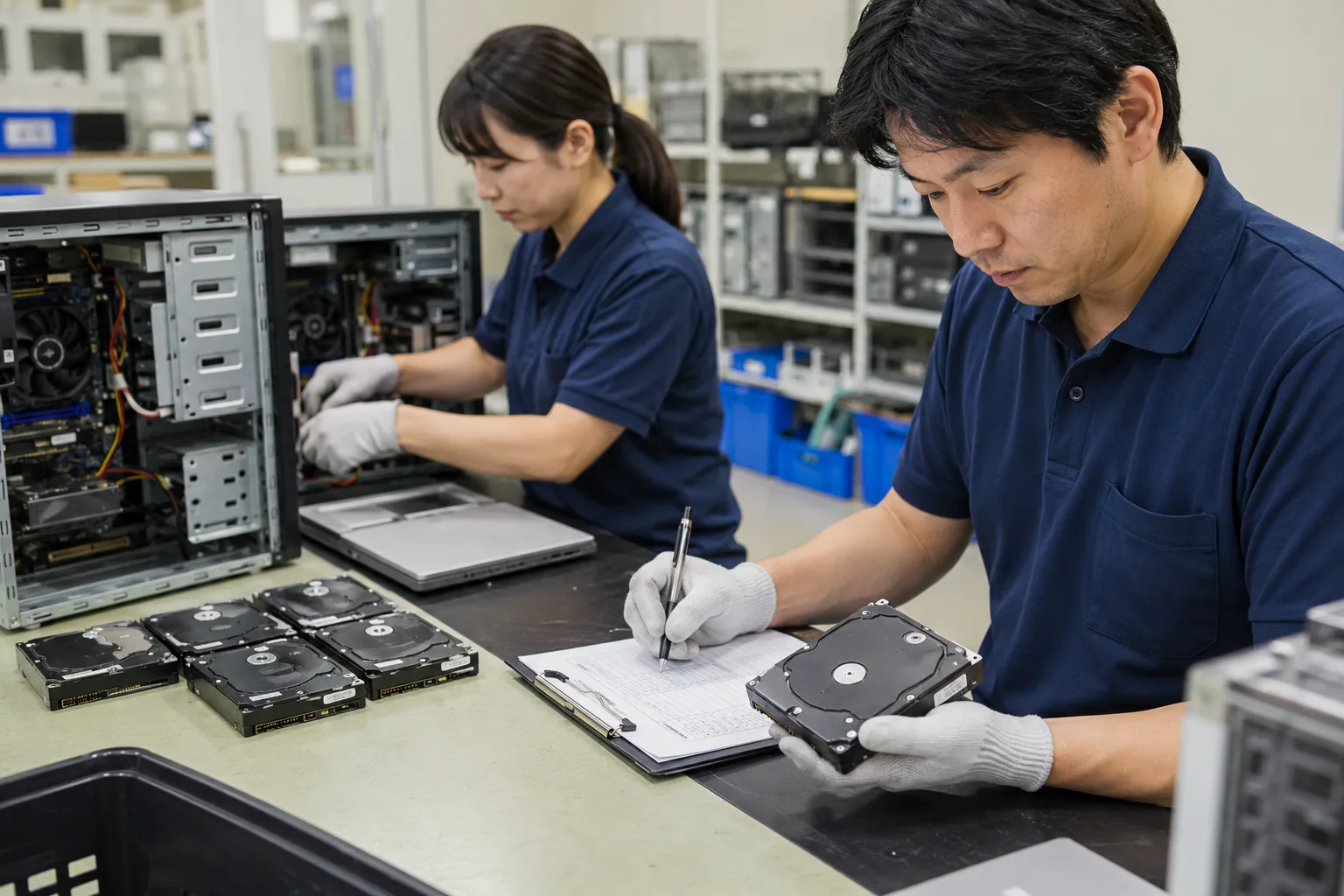 パソコン回収・再資源化の支援イメージ